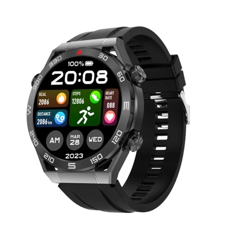 DT Ultra Mate Sports Smart Watch - Black