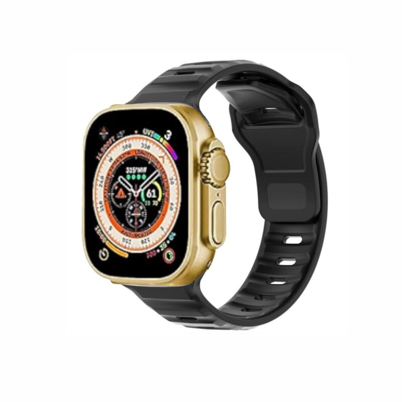 Fashion smart watch DT 800 Ultra  Gold+Black