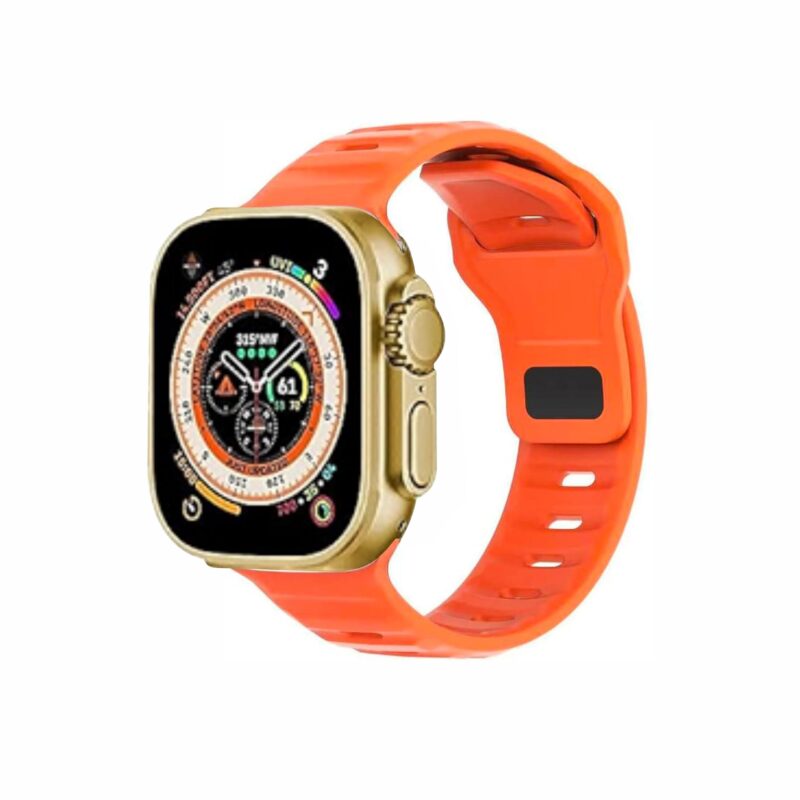 Fashion smart watch DT 800 Ultra  Gold+Orange